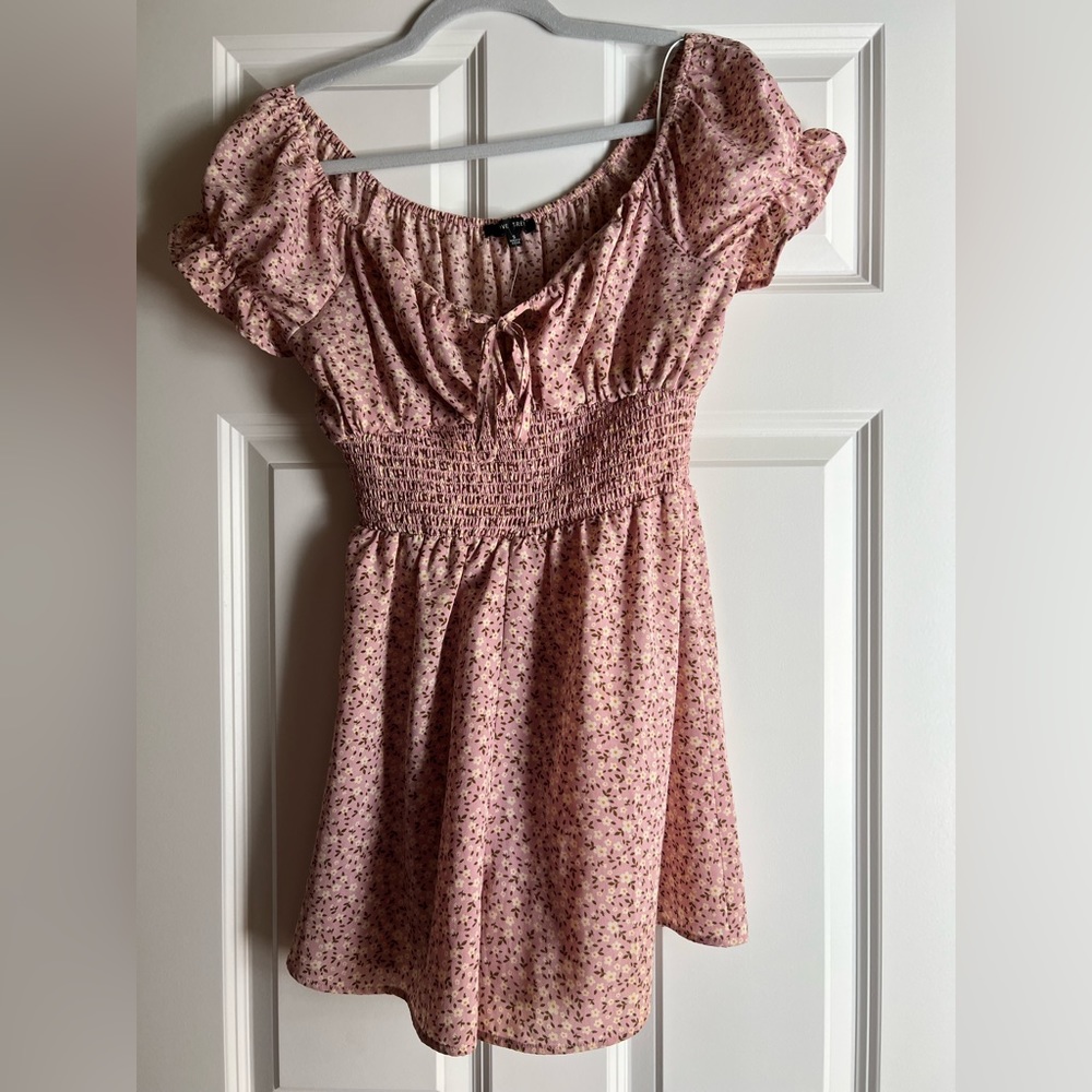 LOVE TREE PINK FLORAL ROMPER